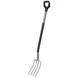 Fiskars, Gartenhandwerkzeug, Ergonomic garden fork (with flat tines)