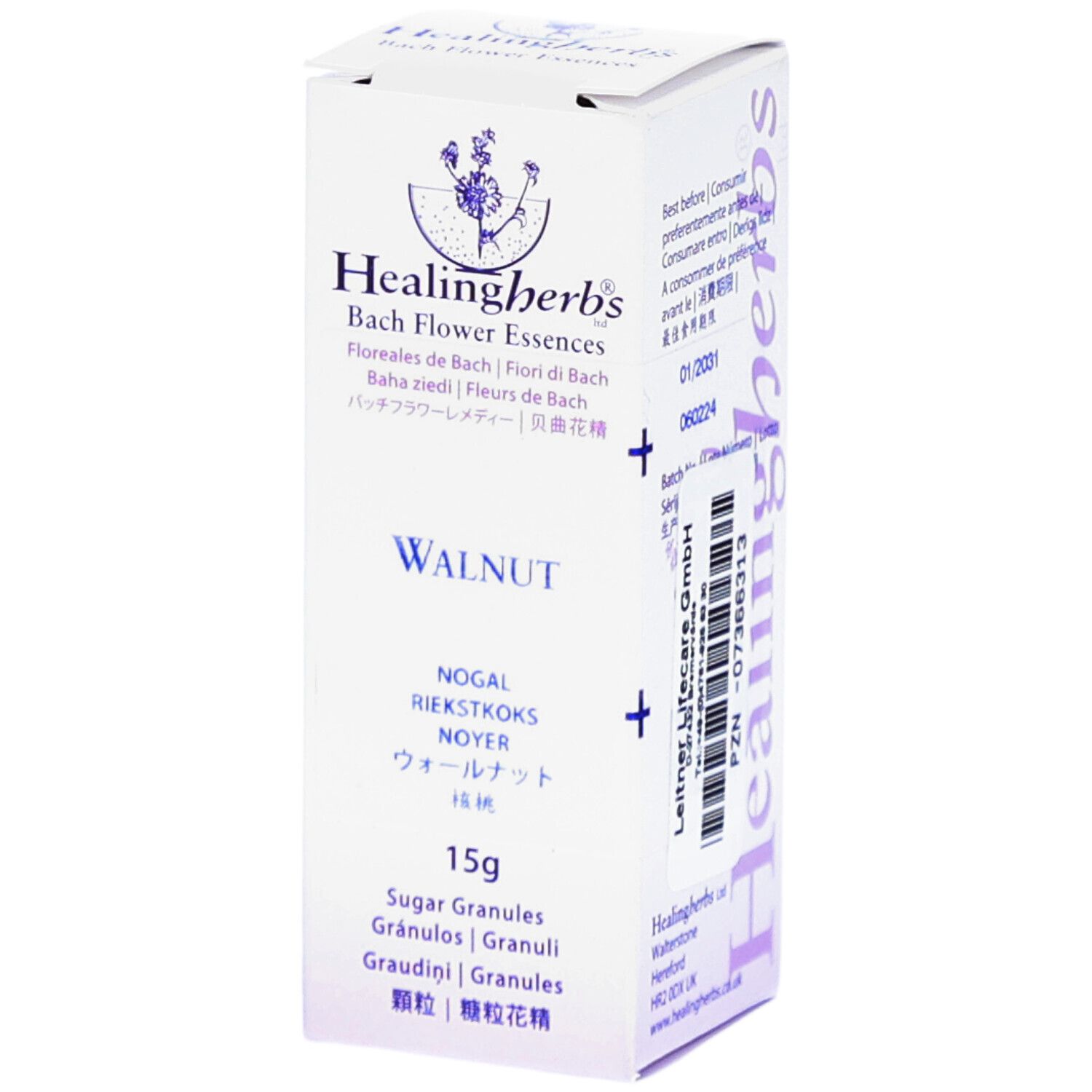 Bachblüten Walnut Globuli Healing Herbs 15 g
