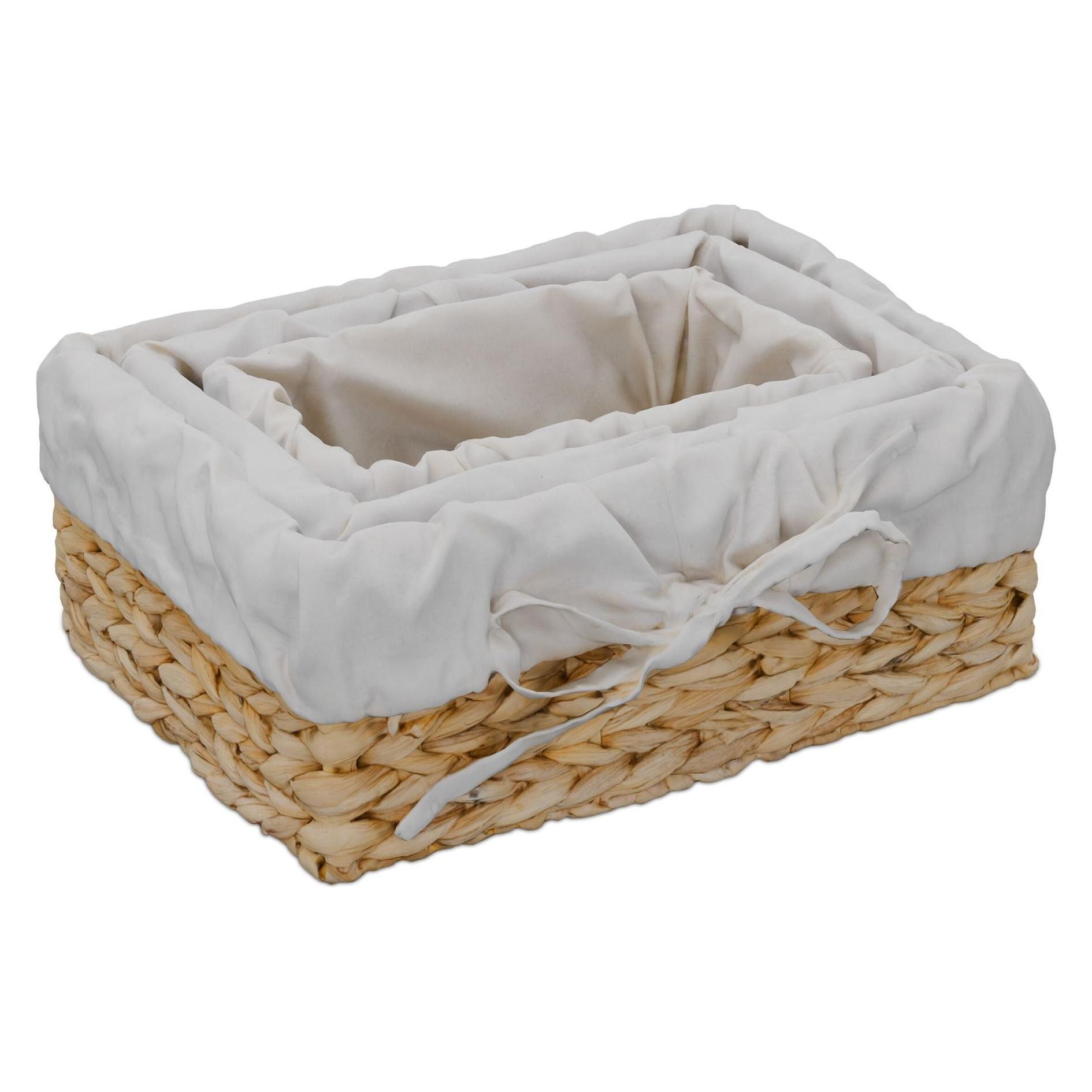 Relaxdays 3tlg. Brotkorb-Set (4052025500856)