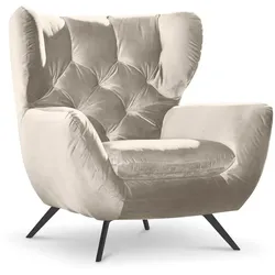Portobello Sessel Chester Stoff Pearl
