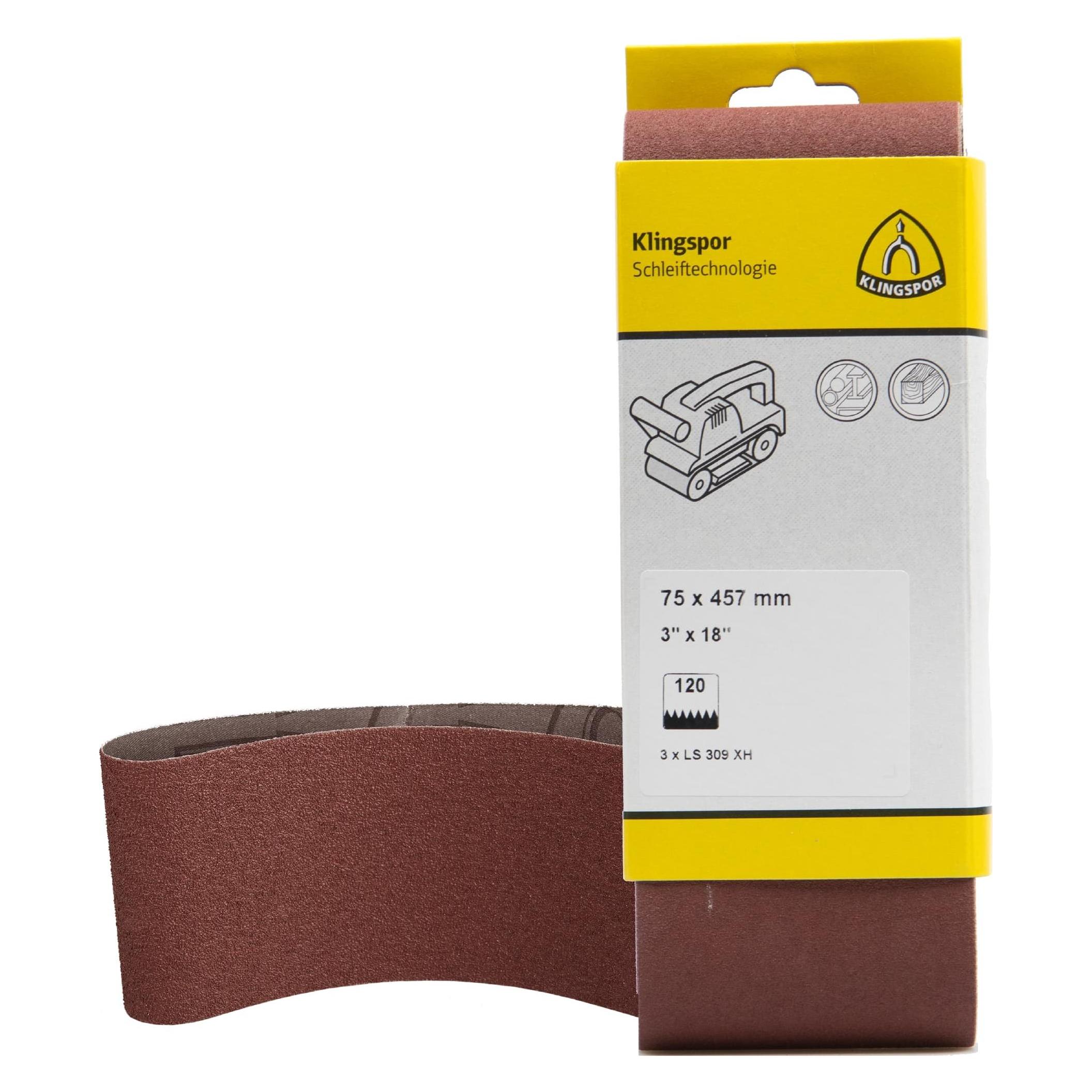 Klingspor LS 309 XH SB-verpackt - Hobbänder 75 x 457 mm (60) (9176)