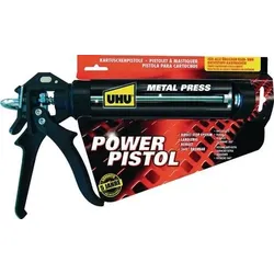 UHU Kartuschenpresse POWER PISTOL Metall 360 Grad drehbar - 48500