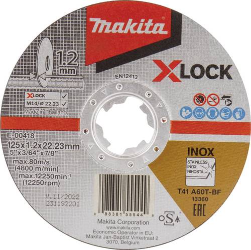 Makita E-00418 Trennscheibe 125mm Edelstahl