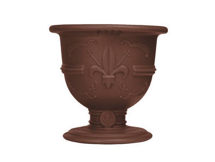 SLIDE vase POT OF LOVE (Chocolat / Gris - Polyéthylène)
