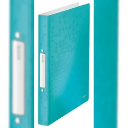 LEITZ Ringbuch Wow A4 2 Ringe 25mm eisblau