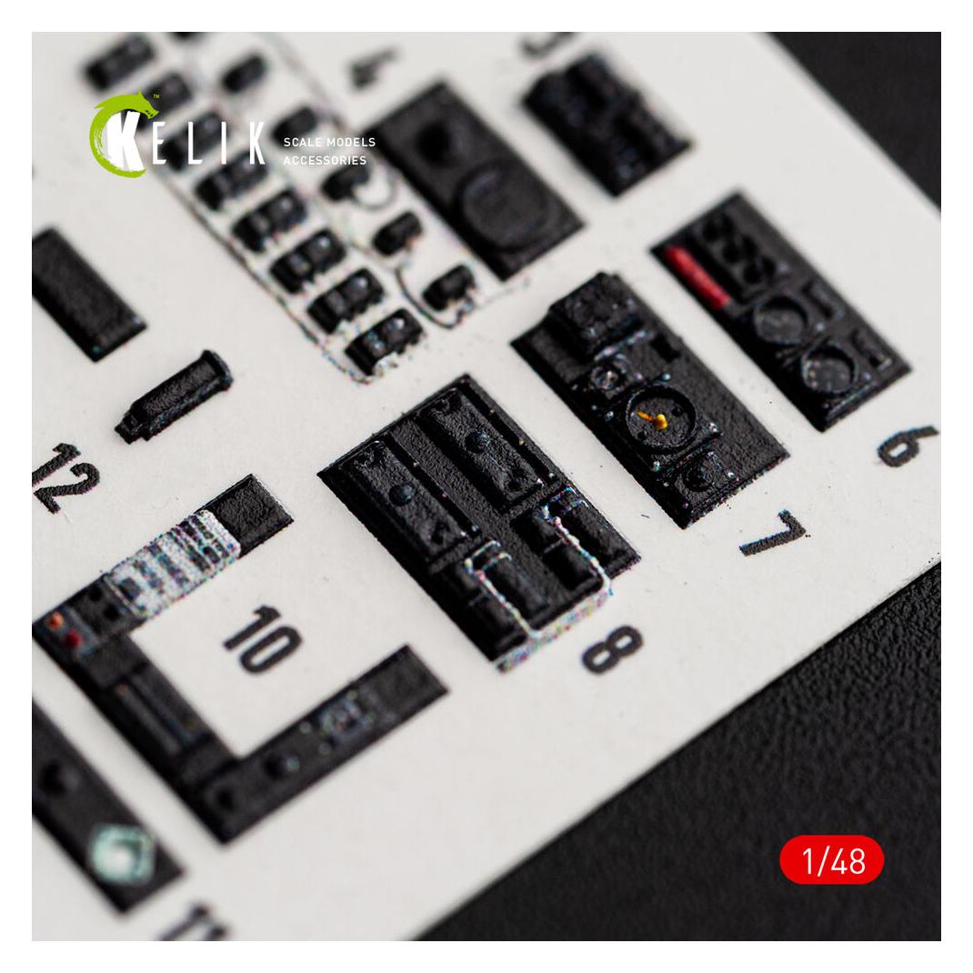 Kelik Defiant F1 - interior 3D decals for Trumpeter (K48184)