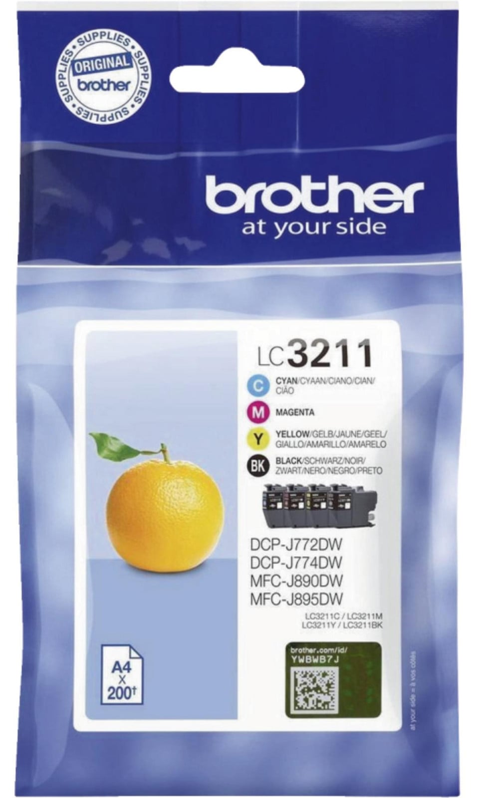 Brother LC-3211 Voordeelverpakking Inktcartridges Zwart Cyaan Magenta Geel