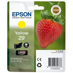 Original Epson Tintenpatrone C13T29844010 / 29 Gelb