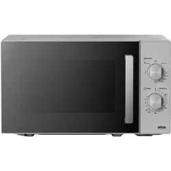 Silva MW-G 25.5 Mikrowelle Silber, Schwarz 700 W, Mikrowelle, Schwarz, Silber