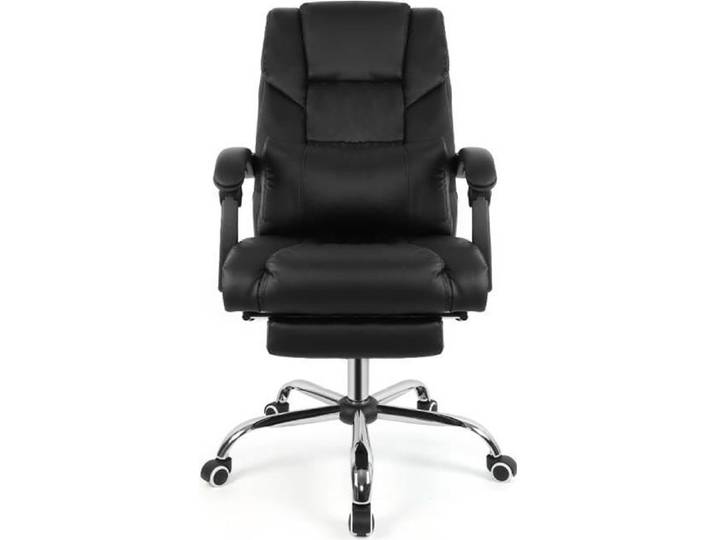 Chaise de Bureau Confortable Fauteuil de Bureau Hauteur réglable 116-126 cm Siège PU Dossier réglables