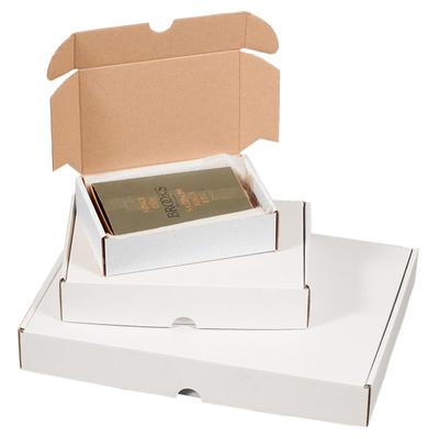 KK Verpackungen 25 x Maxibriefkartons 175 x 115 x 45 mm Weiß