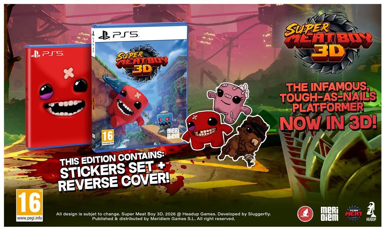 Super Meat Boy 3D PS5