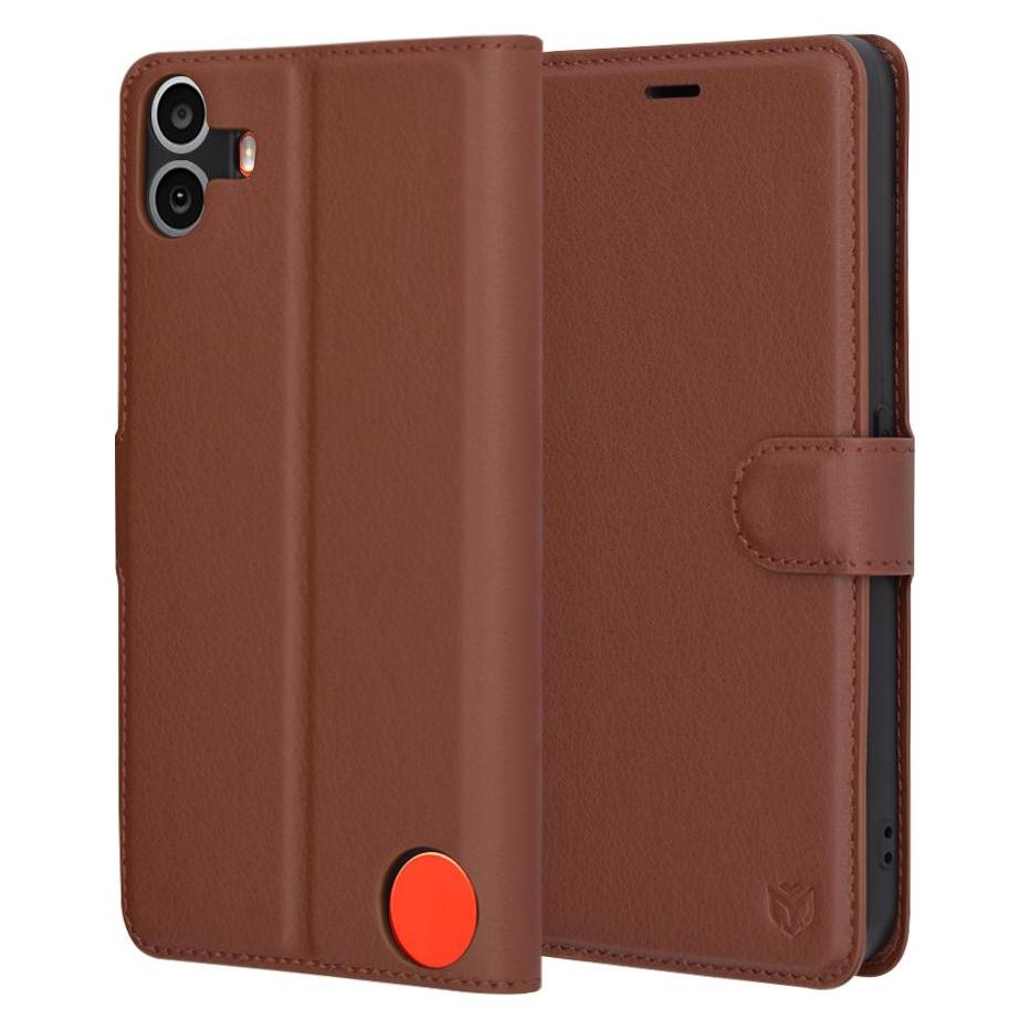 Techsuit - Leather Folio - Nothing CMF Phone 1 - Brown (Nothing CMF Phone 1) (56360121)