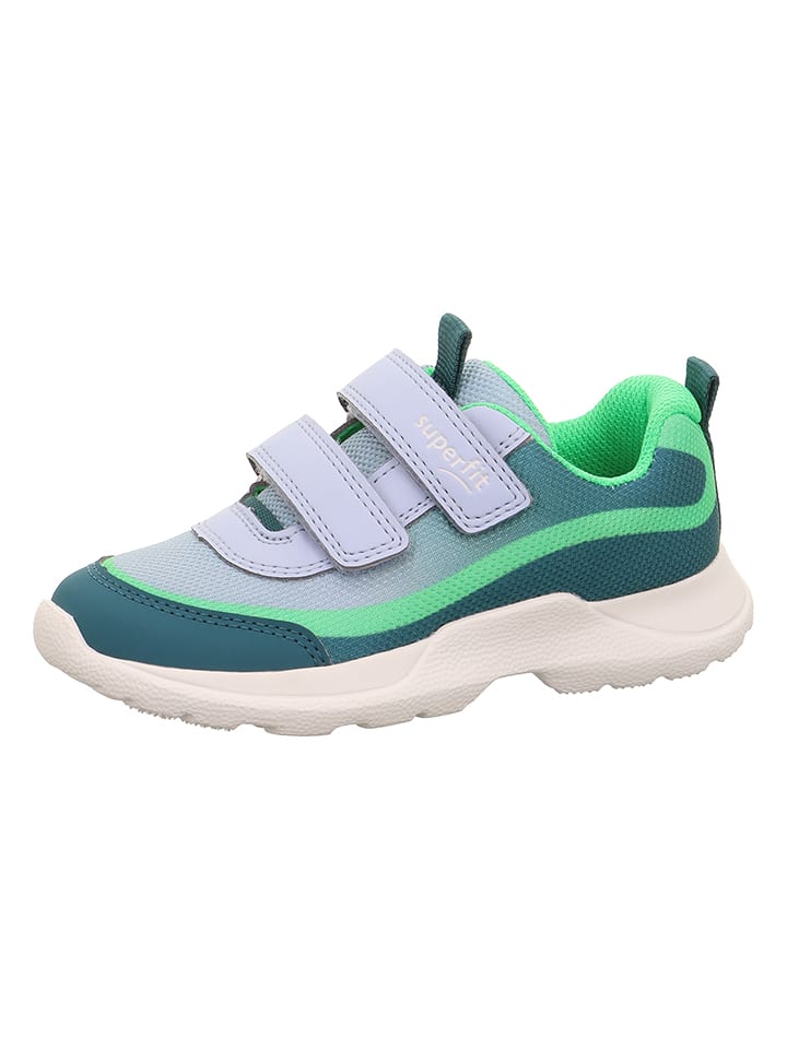 superfit Sneakers "Rush" in Hellblau/ Grün - 33