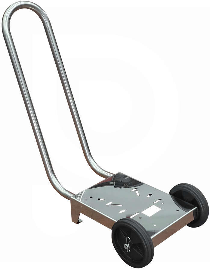 Polsinelli Carrello Maxi Inox AISI 304 per elettropompa