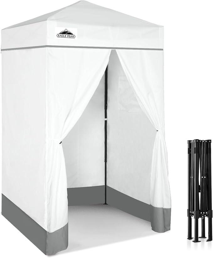 Flex Ultra Compact Pop-Up-Umkleidekabine, tragbar, 1,2 x 1,2 m, für Pool, modische Fotoshootings oder Camping (Weiß)