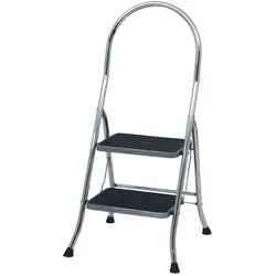 Altrex, Leiter + Gerüst, Cromato Household Trap 2 -teeds mit Silber mit hoher Halterung - 500950 (Trittleiter, 115 cm)
