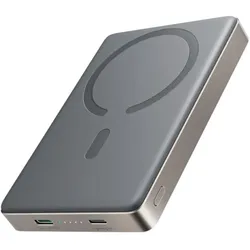 Joyroom Externe Powerbank JR-PBM08 Pro 22,5 W MagSafe 10.000 mAh Natur-Titan (10000 mAh, 22.50 W), Powerbank, Beige, Grau
