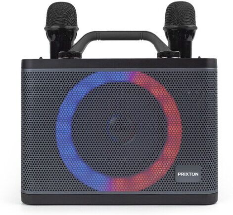 Prixton Altavoz Karaoke portátil PartyGo. Negro