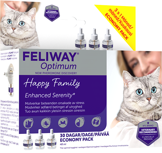 Feliway - Optimum 3 x 48 ml refill - (970537)
