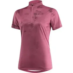LÖFFLER Damen Trikot W BIKE SHIRT HZ LEAF, Größe 38 in Lila Lila
