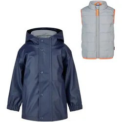 Sterntaler Regenjacke mit Kapuze 2in1 herausnehmbarer Weste, blau, 98