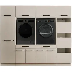 XORA Hauswirtschaftsraum-Kombi PRIMUS - B/H/T ca. 235.00x200.00x68.00