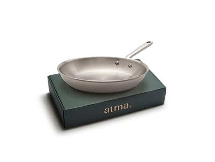 Atma - La Bonne Poêle Pfanne Edelstahl 30 cm - 3-lagig - PFAS- & PTFE-frei
