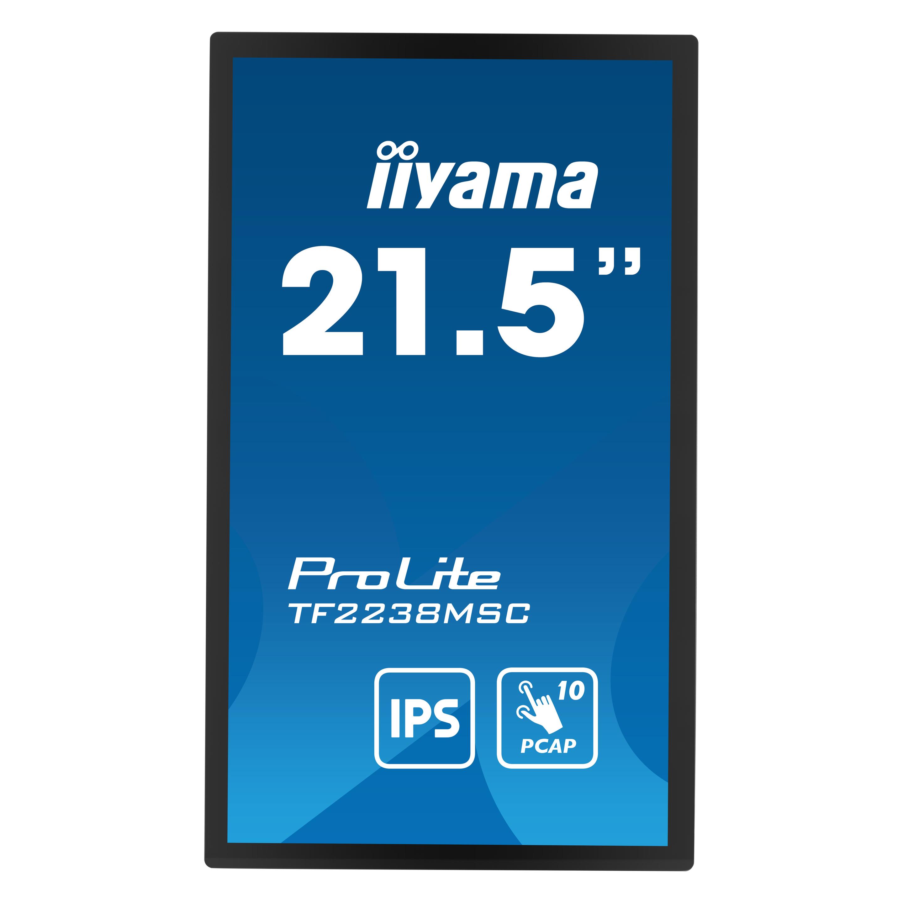 iiyama Dis Public 22 TF2238MSC-B1 TOUCH (1920 x 1080 Pixel, 21.50") (TF2238MSC-B1)