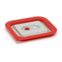 Rieber GastroNorm-Behälter GN 1/6 Vaculid Deckel rote Dichtung