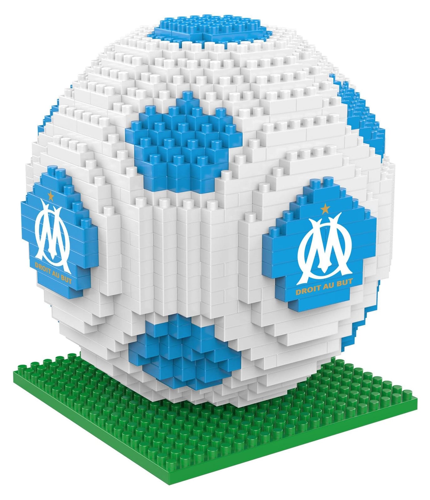 Foco Olympique de Marseille 3D-voetbal BRXLZ-stenen