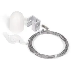 Wever & Ducré Zubehör für 3-Phasen-Schienen - Abhängungs-Set, 300cm, Weiß WEV-90014208