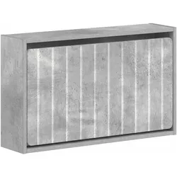 vidaXL, Schuhschrank, Wandmontierter Schuhschrank ZWOLLE 71 x 17 x 43 cm Betongrau (17 x 17 x 43 cm)