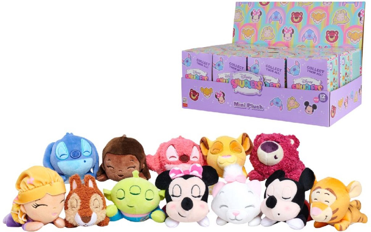 Simba Disney Snuglets Plüschfiguren Blind Box Sortiment van 12 knuffels