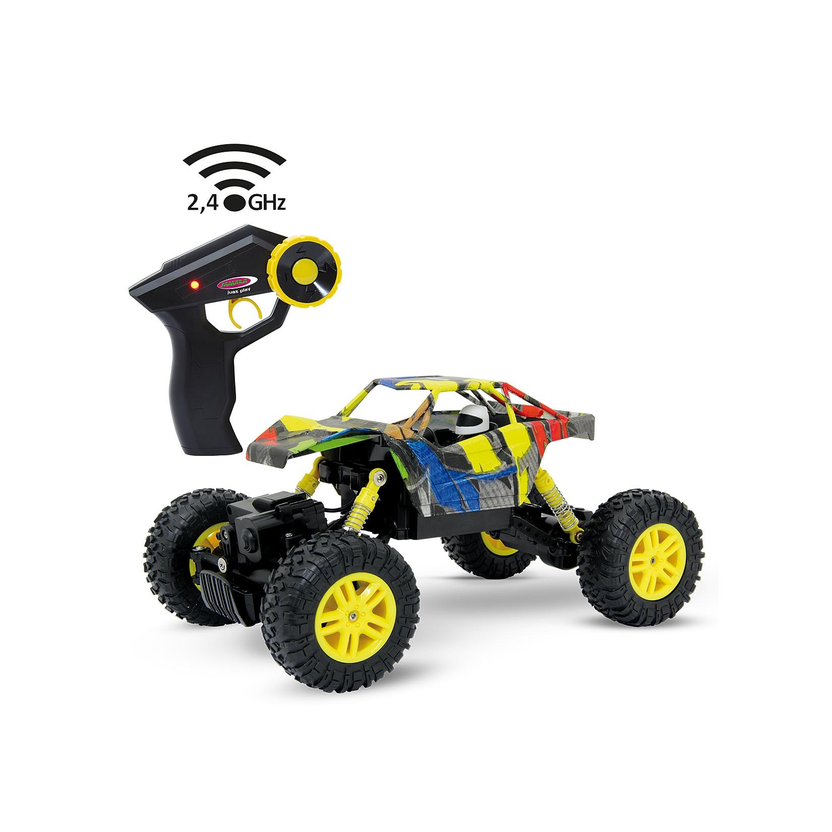 JAMARA Hillriser Crawler 4WD 1:18 gelb 2,4GHz