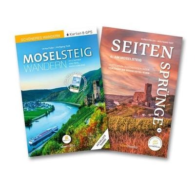 Moselsteig & Seitensprünge Geschenk-Set: Die schönsten Strecken- und Rundwege an der Mosel, Taschenbuch von Ulrike Poller,Wolfgang Todt, Idee-Media,