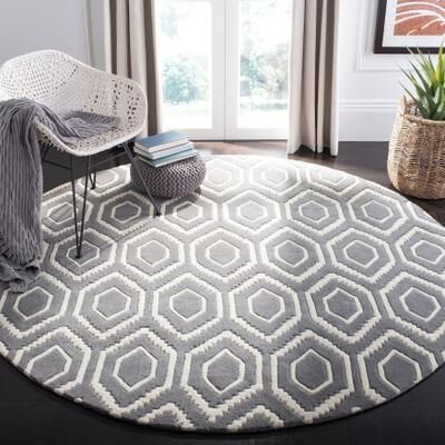 SAFAVIEH Handmade Chatham Alwine Moroccan Modern Wool Rug