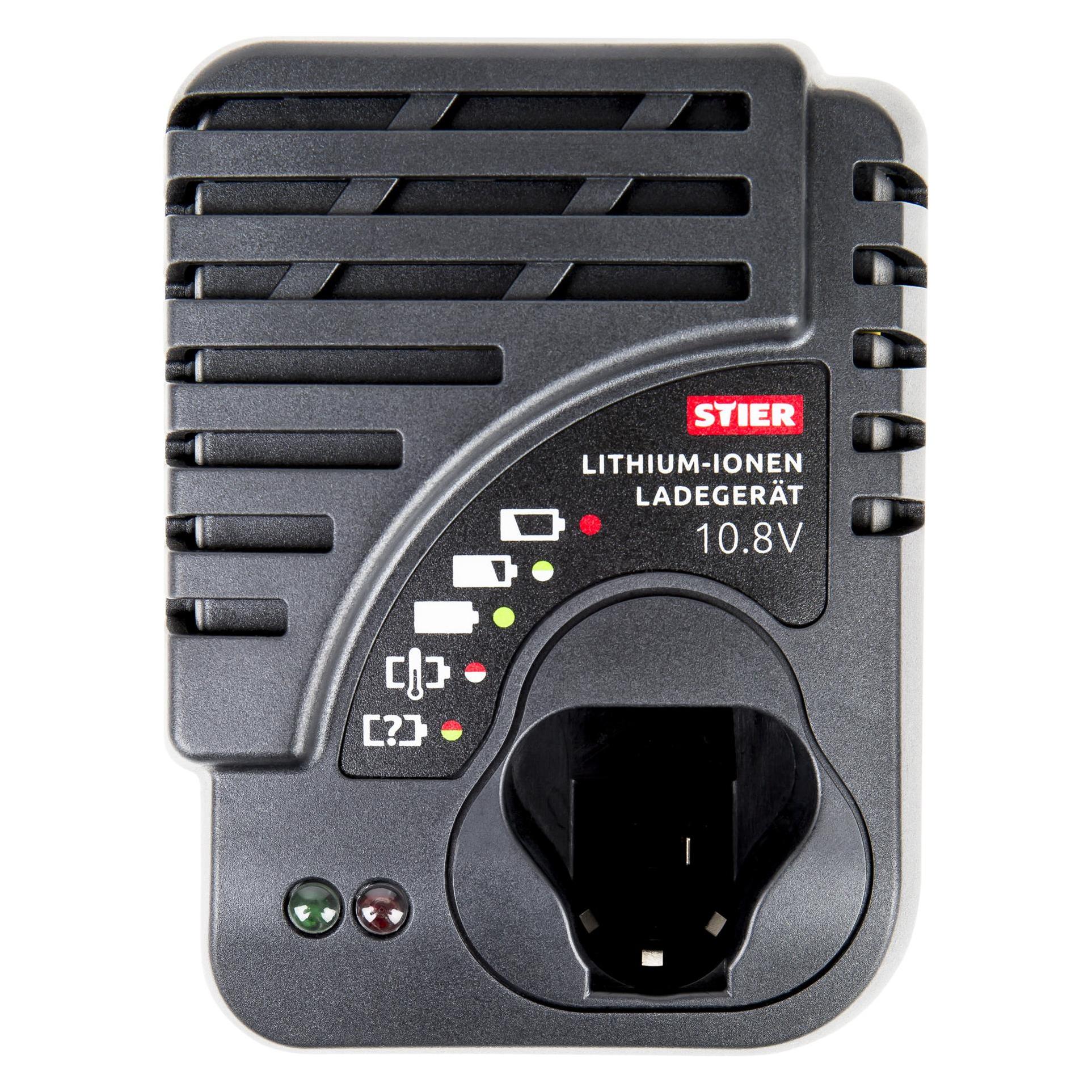 Stier Lithium-Ionen-Ladegerät 10,8 V (für Akku-Kartuschenpistole 5880N) (91848449)