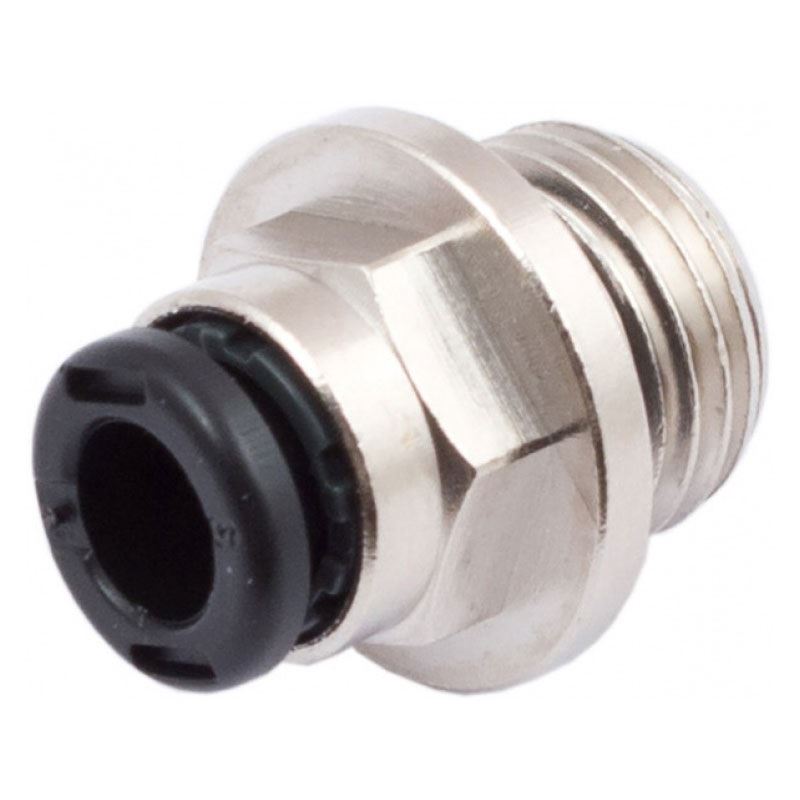 aqua computer Anschluss gerade G1/4 Zoll AG auf 6mm ID - silber