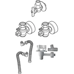 Buderus Anschluss-Set 7 Unterputz, AS7-UP - 7736613435