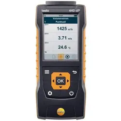 Testo, Detektor, 440 Klimamessgerät, bis +1370 (Temperature-TC) °C, +150 (Temperature-NTC) °C
