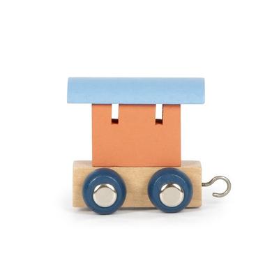 Buchstabenzug Polar Waggon lachs & eisblau