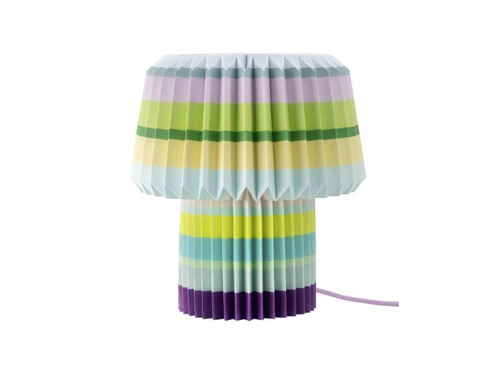 Led-Tischleuchte Remember, Gelb, Hellblau, Hellgrün, Papier, rund, 31 cm, mit Schalter, Lampen & Leuchten, Innenbeleuchtung, Tischlampen