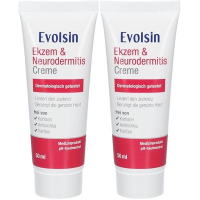 Evolsin Ekzem & Neurodermitis Creme 2x 2x50 ml