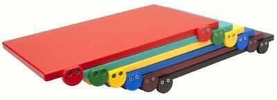 Tirolix Tagliere con Fermi 40 x 30 cm Blu