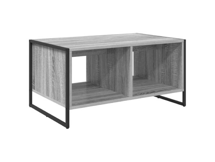 HKLGBVCR Couchtisch, rechteckig, grau, Sonoma, 80 x 50 x 40 cm, Verbundholz