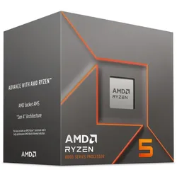 AMD Ryzen™ 5 8400F 6-Kern CPU, Sockel AM5, Boxed (mit Wraith Stealth Kühler)