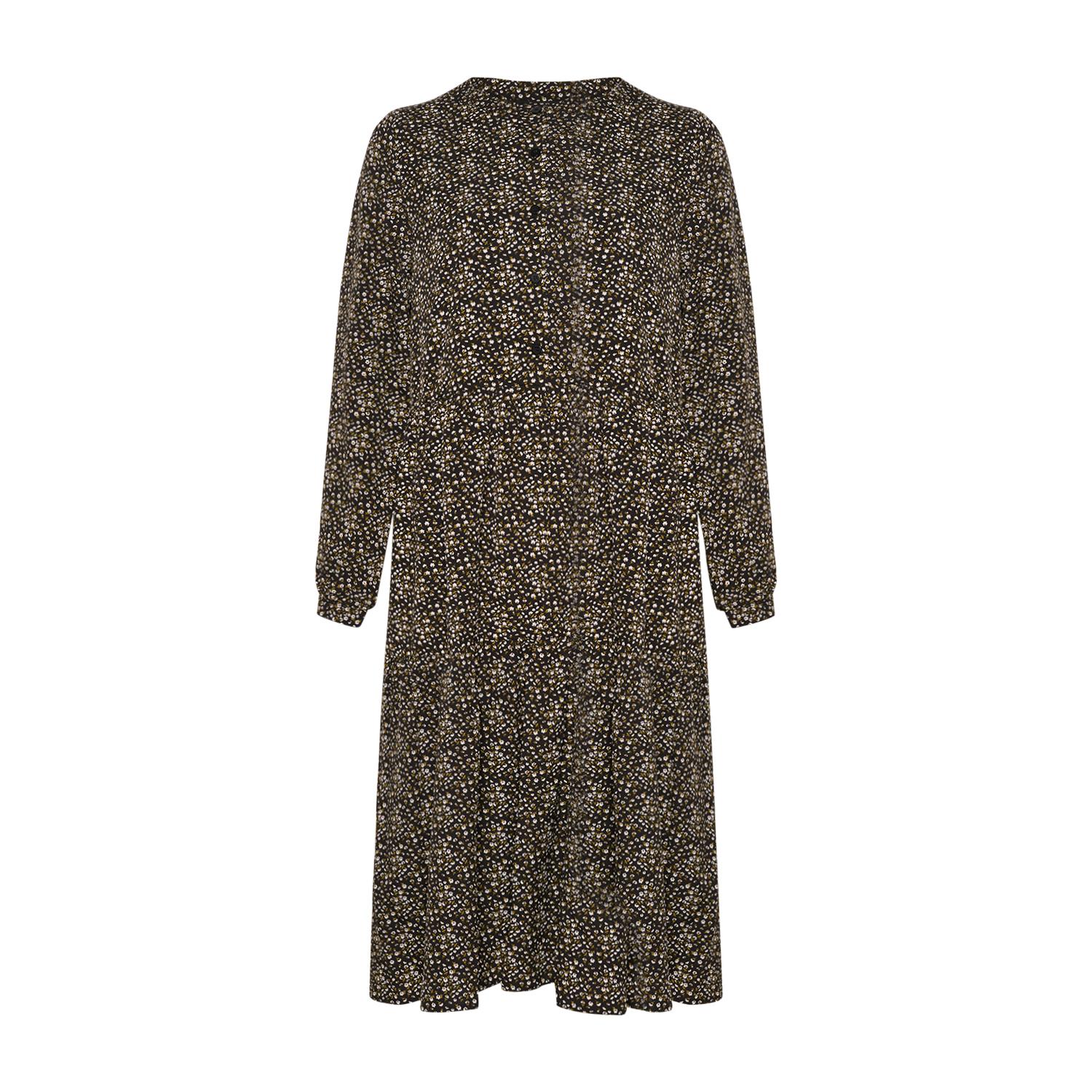 Porter Lipe-jurk in zwart/multicolour