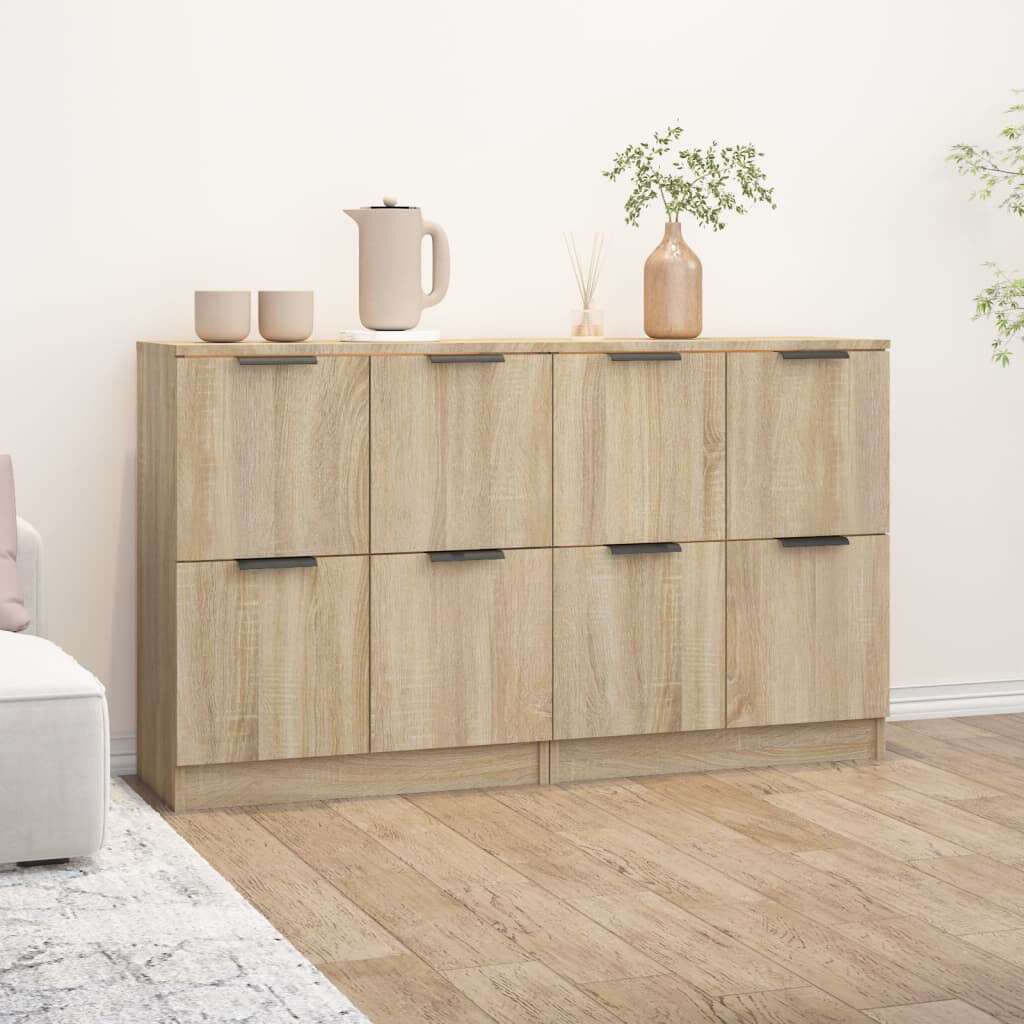 17 Stories Jarielle 120 cm W Sideboard Light Brown 70cm H X 120cm W X 30cm D