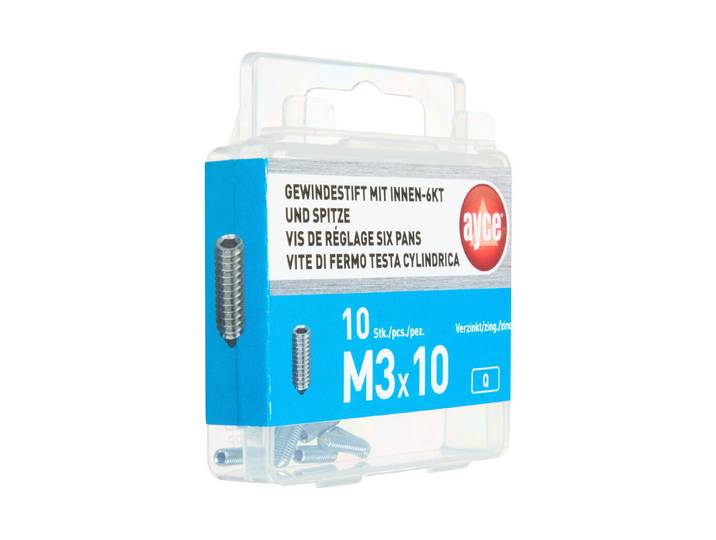 Ayce Innensechskant-Gewindestift für Türdrücker DIN EN ISO 4027